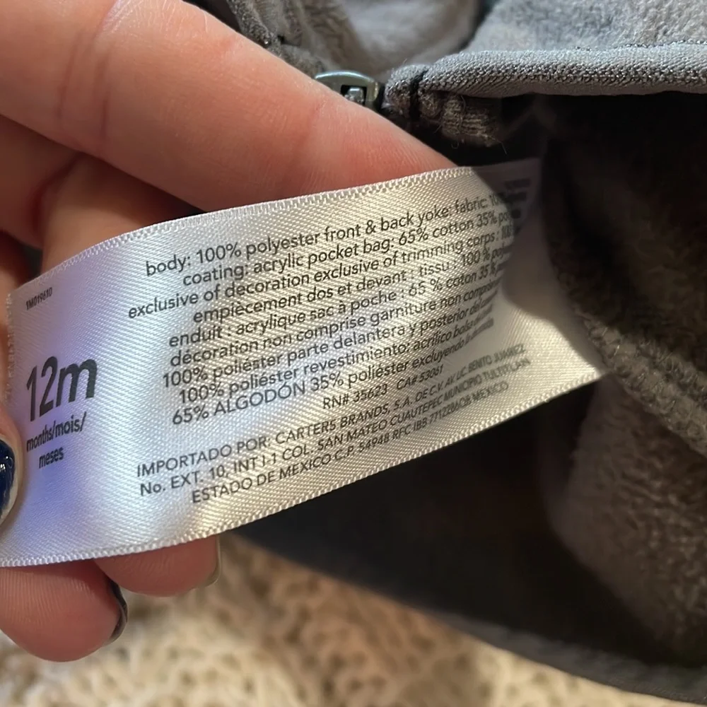 Carter’s 12 month jacket